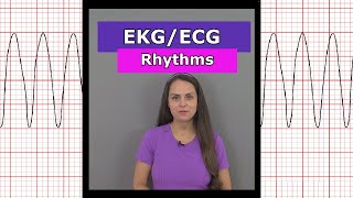 ECG EKG Heart Rhythms Nursing shorts afib vtach bradycardia sinus rhythm aflutter [upl. by Olenolin454]