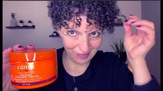 Cantu Coconut Curling Cream  review and demo [upl. by Lian399]