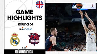 Real Madrid  Baskonia 106100 GAME HIGHLIGHTS  Liga Endesa 202324 [upl. by Sibylla379]