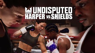 Undisputed HARPER vs SHIELDS INTERMEDIATE CPU  Quick Fight 4K PS5 [upl. by Jessabell618]