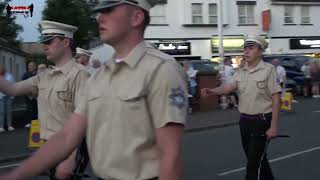 Flutes amp Drums Kilmore  Blackskull Orange amp Blue FB 50th Ann Parade 2024 [upl. by Mariann]