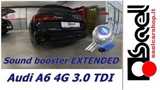 Sound booster Extended Audi A6 4G 30 TDI  Kufatec active sound [upl. by Einuj]