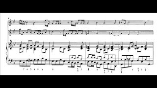 Albinoni Trio Sonata op 1 n 12 in Si bemolle score [upl. by Wampler]