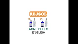 English REJSOL Chemical Peels for Acne peels ENGLISH Enquires  whats app on whats app no 9773494509 [upl. by Elliven]