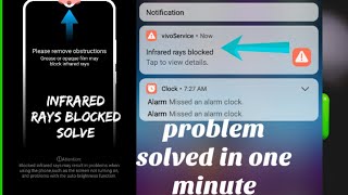 Infrared rays blocked problem soluvedvivo servicemobile phone [upl. by Ueik562]