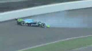 Ryan HunterReay crashes during pole day  Indy 500 2008 [upl. by Rennold446]