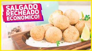 BOLINHO DE ARROZ RECHEADO Incrível MUITO fácil e SUPER crocante  Receitas de Minuto 599 [upl. by Kal]