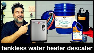 How to descale a Tankless water heater Chromex Tankless water heater descaler kit 557 [upl. by Leumhs]