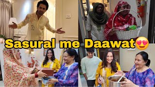 Sasural Me Diwali ki Daawat  Yaar ki Shaadi  Shoaib Ibrahim  vlog [upl. by Reyotal]