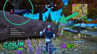 How to Knock down a Timber Pine with a Force ability or lightsaber  Fortnite [upl. by Oterol414]