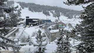 Amtrak 5 Westbound California Zephyr Exits Moffat Tunnel Winter Park CO March 8 2024 [upl. by Rotow947]