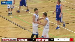 Sportunion citycenter Amstetten Falcons – FCN Olivi Baskets Wels [upl. by Attenaz405]