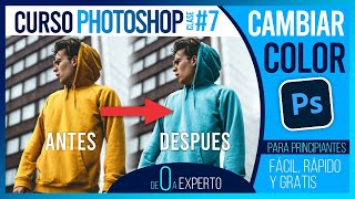 Como CAMBIAR el COLOR de objetos en PHOTOSHOP Fácil y Rápido [upl. by Venditti]