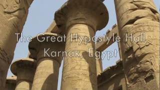 In the Hypostyle Hall at Karnak in Egypt [upl. by Clayberg753]