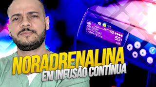 Pressão do paciente subiu e a frequência cardíaca baixou  Noradrenalina em infusão contínua [upl. by Noived]