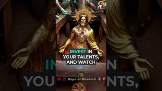 💥 Uncover Hidden Meanings of Jesus Parable of the Talents Shorts Motivation Talents ✝️ [upl. by Nole]