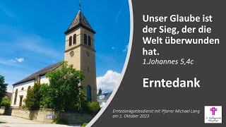 01102023 Gottesdienst Erntedank [upl. by Malinda]