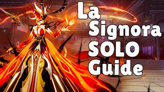 La Signora BOSS SOLO GUIDE  Genshin Impact [upl. by Odey168]