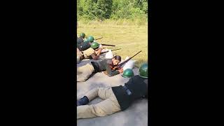 How to take a lying position for firing  NCC Training [upl. by Cinimod]