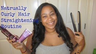 Naturally Curly to Straight Hair Care Faves  Routine [upl. by Melinda337]