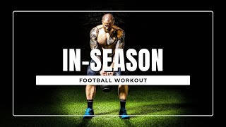 InSeason Football Workout  Build Strength and Active Mobility [upl. by Irim]