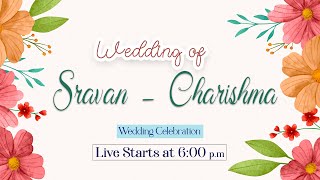 Sravan  Charishma Wedding Reception [upl. by Yentirb]