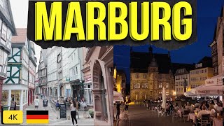 Marburg Germany Walking Tour  Marburg Visit  Marburg Germany Nightlife walkingtour4k marburg [upl. by Kulsrud]