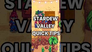 THINGS YOU MUST KNOW in Stardew Valley 16 [upl. by Ecnarwal]