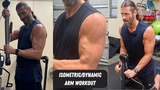 IsometricDynamic Arm Workout Using The Bullworker Bow Classic [upl. by Auod]