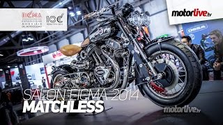 NEW 2015  SALON MILAN EICMA  MATCHLESS X [upl. by Eibur]