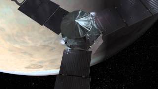 Juno spacecraft Jupiter arrival animation [upl. by Gherlein143]