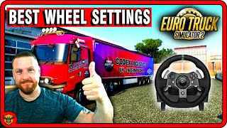 Best wheel settings for ATS and ETS2  Logitech G920 [upl. by Ahsema536]