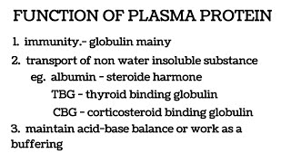 plama proteins physiology  mbbs lecture mbbs [upl. by Ahsinev937]