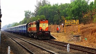 SAWANTWADIDIVA PASSANGER WAITS FOR RAJYARANI EXPRESS NANDGAON ROAD KONKAN RAILWAY [upl. by Dlared]