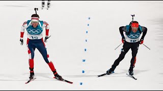 2018 Biathlon Most Spectacular Mass Start  Bronze for Emil Hegle Svendsen [upl. by Tobye]