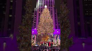 Rockefeller Christmas tree lighting 2023 [upl. by Serge]