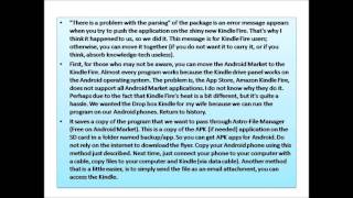 How to Fix Kindle Parsing Package Error [upl. by Trici]