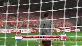 Keylor Navas en la Liga Española HD PES 2014 [upl. by Worrad]