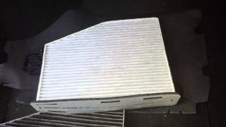 Pollen  cabin filter change Mk5 VW Golf TDI 2008 [upl. by Anawait364]