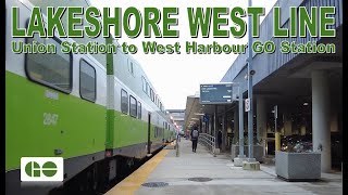 GO Transit  Lakeshore West Line Union Station to West Harbour GO Station [upl. by Mariel]