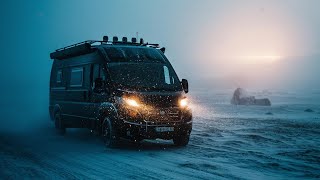 Surviving my 2nd Winter of Extreme Van Life From Blizzard Snow Storm to Cozy Cold Camping vanlife [upl. by Annid]