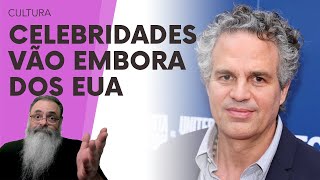 LISTA de CELEBRIDADES avisaram que IRIAM EMBORA em CASO de VITÓRIA de TRUMP e desejamos BOA VIAGEM [upl. by Pirozzo]