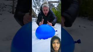 EKSPERIMEN BALON SI OOM ⁉️ unboxing snow balloon relaxing [upl. by Hett]