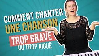 Comment adapter et CHANTER une chanson TROP GRAVE ou trop aigue  LASTUCE que tu DOIS connaitre [upl. by Ailadgim]