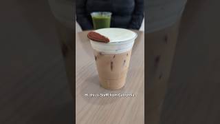 German tries trendy Korean coffee spot Damo losangeles koreatownla steffl coffee yummy [upl. by Lagasse]