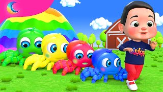 Itsy Bitsy Spider  BluLoo Nursery Rhymes amp Kids Songs [upl. by Idnahk7]