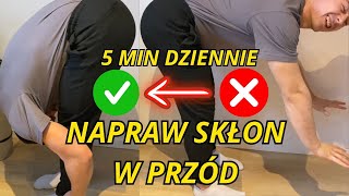 Odzyskasz SKŁON W PRZÓD w 5 minut dziennie  Ćwiczenia na mobilność tylnej taśmy na 2025 [upl. by Hanover]