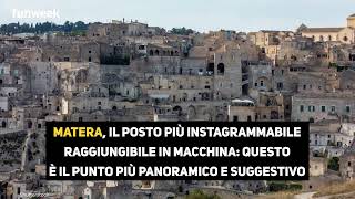 Matera il posto più instagrammabile raggiungibile in macchina questo è il punto più panoramico [upl. by Asselam]