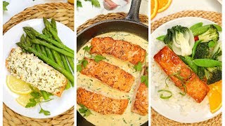 3 Healthy Salmon Recipes  20 Minute Dinner Ideas [upl. by Bakerman]