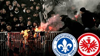 Brennender Zaun RiesenChoreo amp MegaComeback Darmstadt  Frankfurt 22 [upl. by Lacie]